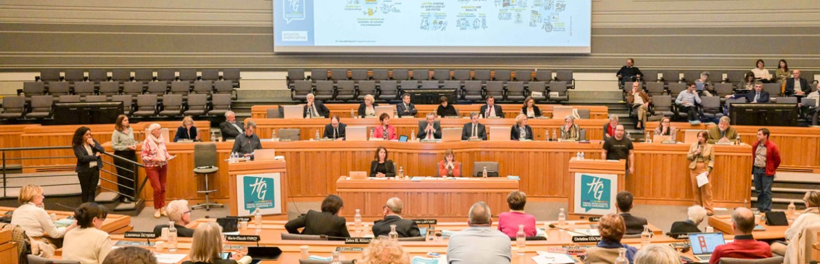 Session de l'Assemblée départementale